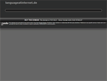 Tablet Screenshot of languageatinternet.de