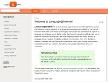 Tablet Screenshot of languageatinternet.org